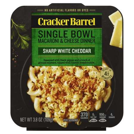 Cracker Barrel Liquid Dinner White Cheddar 3.8 oz., PK6 10021000066138